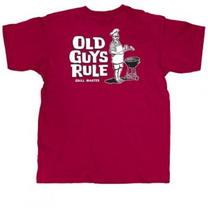 Old Guys Rule tee shirt - grilling