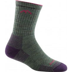 darn tough socks - green and purple